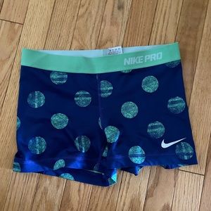 Nike pro spandex shorts